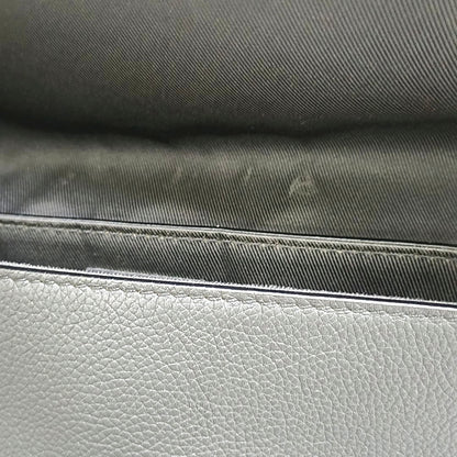 LOUIS VUITTON AEROGRAM Black Leather Printed Shoulder Bag Crossbody Bag with Detachable Strap-(SKU)-966236280