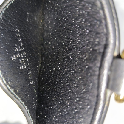 GUCCI Black Leather Single Shoulder Bag Handbag Crossbody Bag Golden hardware-(SKU)-947036079