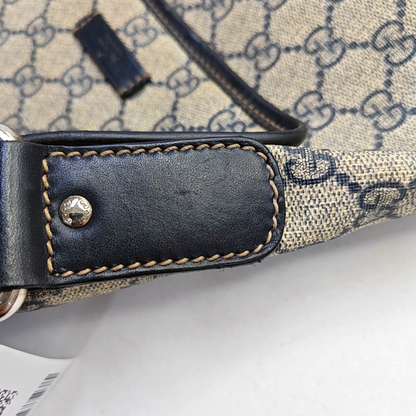 GUCCI Khaki Coated Canvas Old Flower Single Shoulder Bag Crossbody Bag Golden hardware-(SKU)-956510799