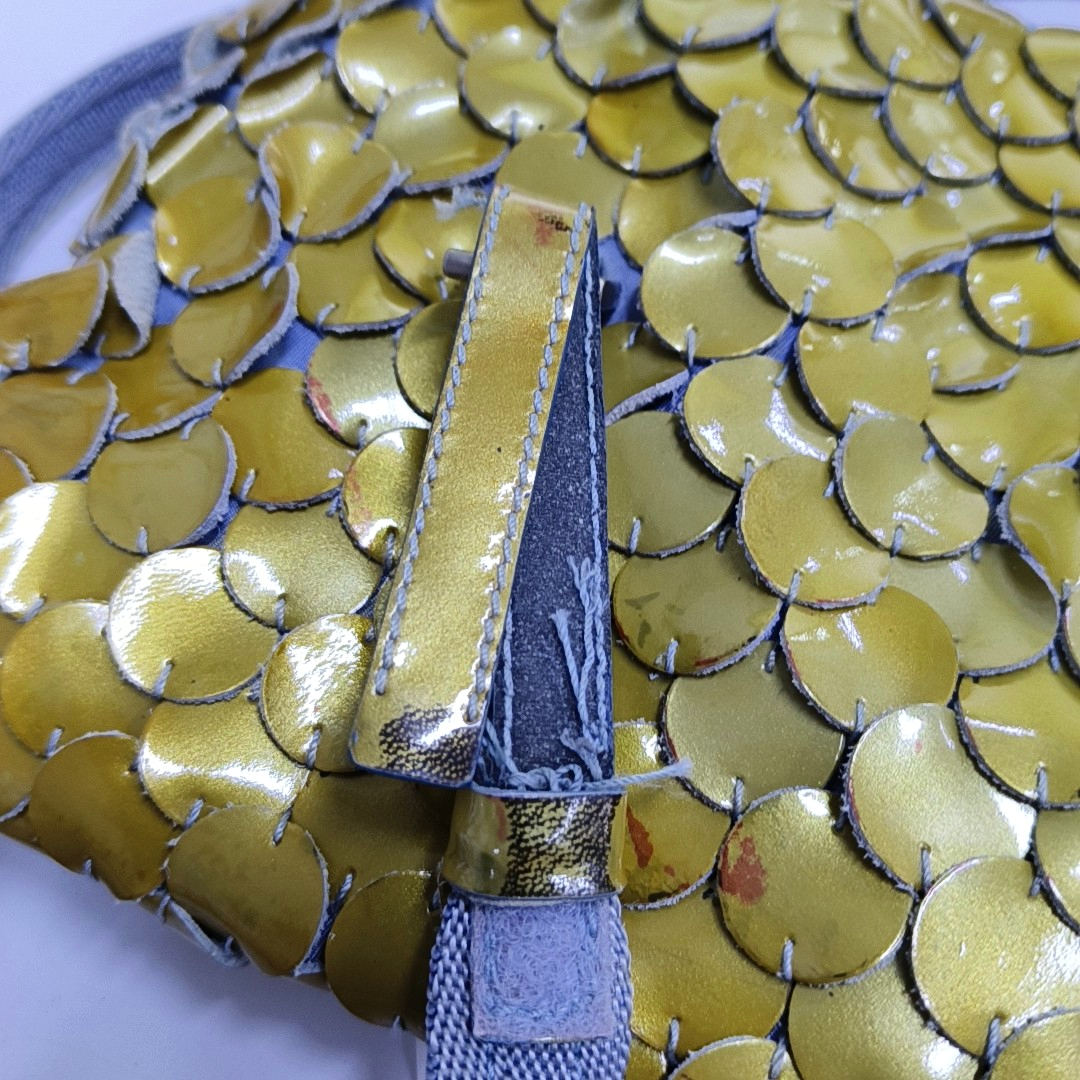 PRADA Light Green Cowhide Shoulder Bag Silver Hardware-(SKU)-11690534