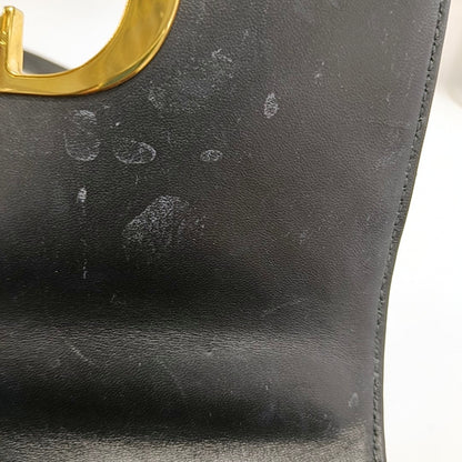 DIOR Dior Caro Small Black Leather Cannage Quilted Single Shoulder Bag Crossbody Bag Golden Hardware Removable Strap-(SKU)-970717484