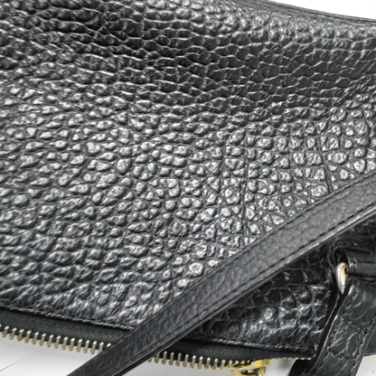 BURBERRY Harrogate Black Cowhide Single Shoulder Bag Crossbody Bag Golden hardware-(SKU)-933835304