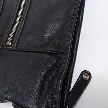 GUCCI Tote bag Black Cowhide Camouflage Single Shoulder Bag Silver Hardware Removable shoulder strap-(SKU)-947588323