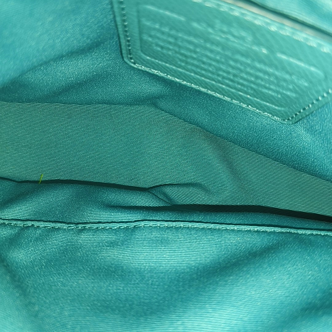COACH CORA Light Blue Cowhide Crossbody Tote Shoulder Bag Golden hardware Removable shoulder strap-(SKU)-14348899