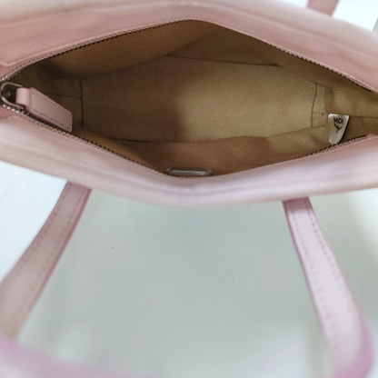 MCM ANYA mini White coated canvas old floral rabbit single shoulder bag Silver Hardware Removable shoulder strap-(SKU)-940066855