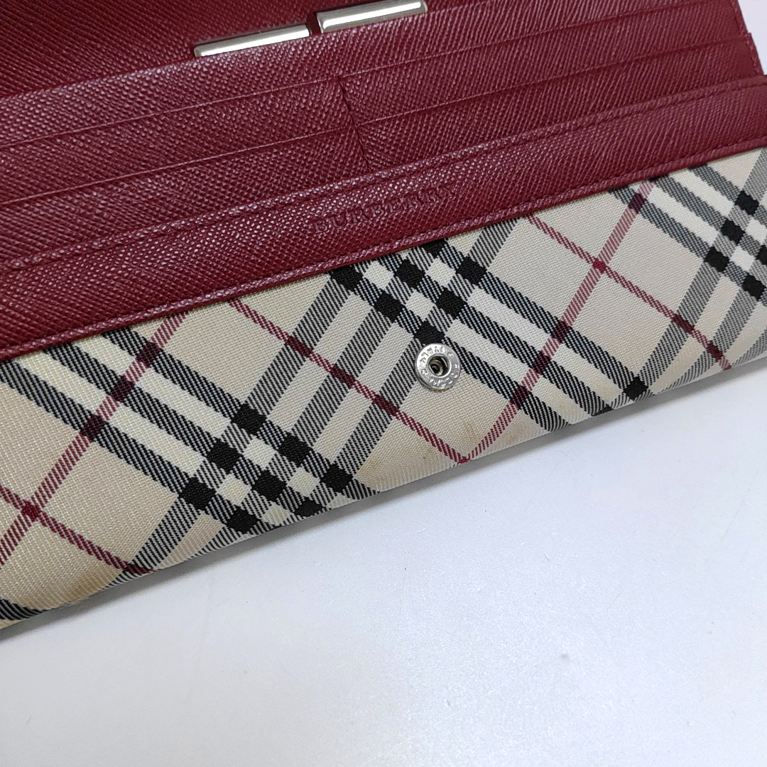 BURBERRY Multicolor Canvas Wallet Silver Hardware-(SKU)-951815564