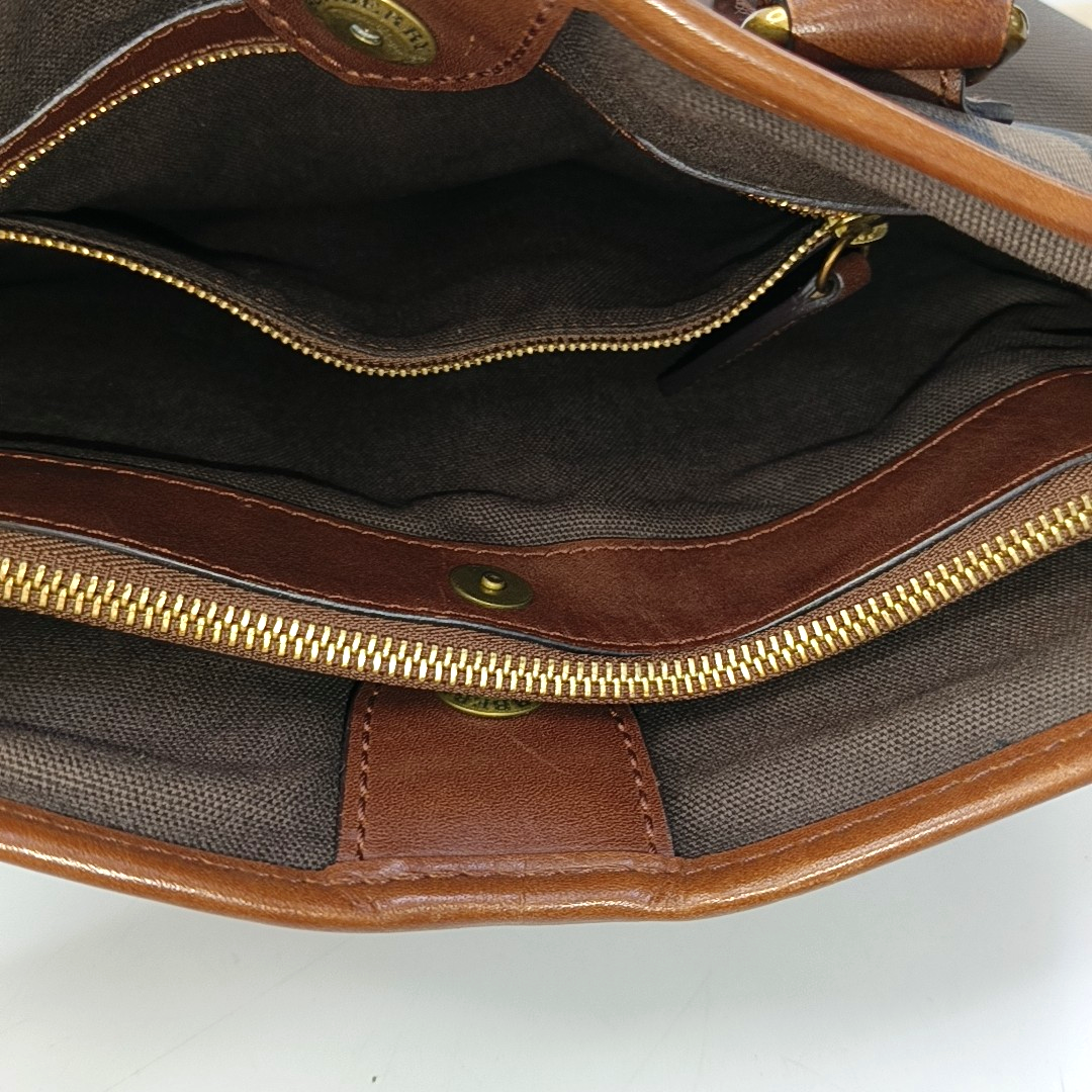 BURBERRY Northfield Brown Coated Canvas Single Shoulder Bag Handbag Crossbody Bag Golden hardware-(SKU)-959101361