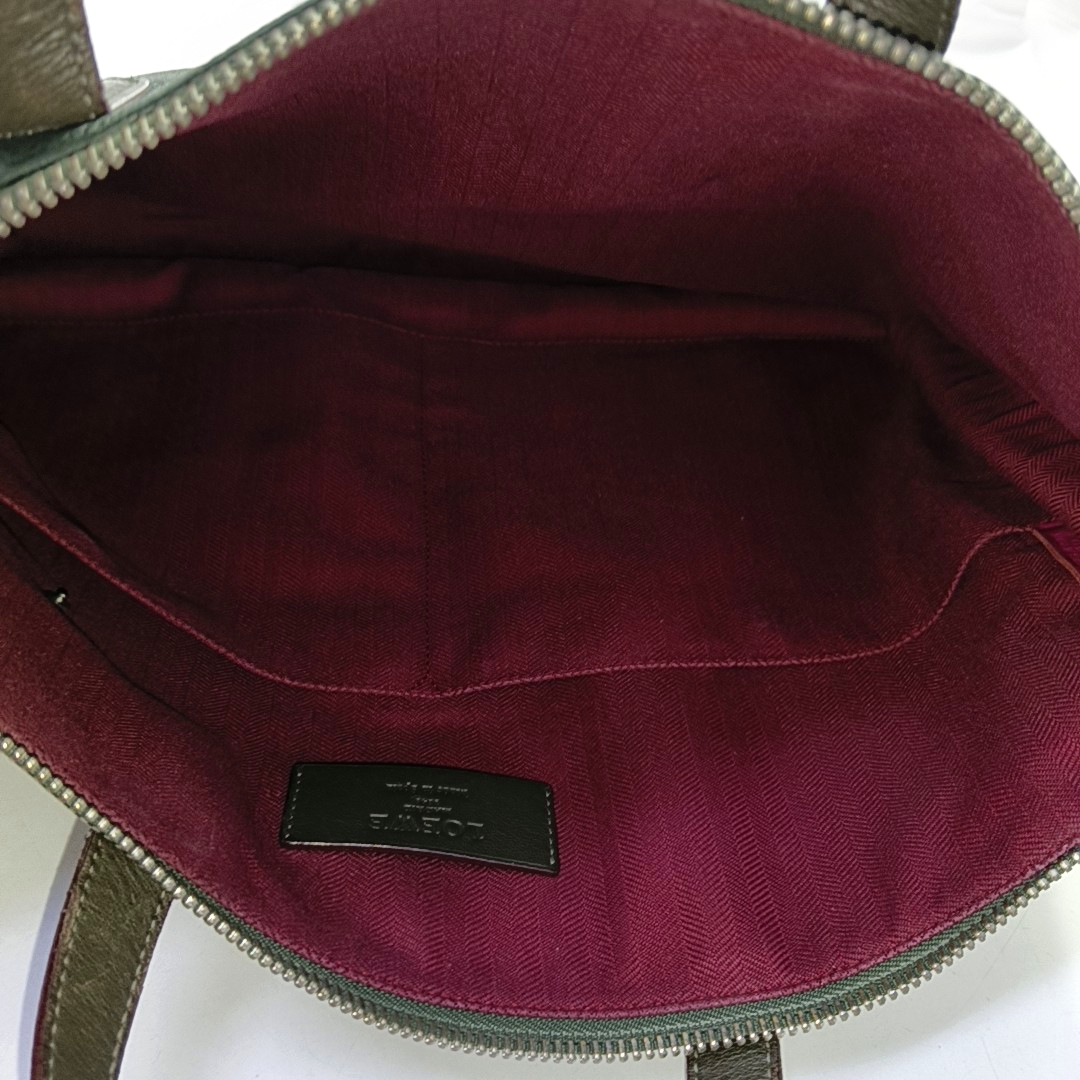 LOEWE Toledo Dark Green Leather Handbag Silver Hardware-(SKU)-954572249
