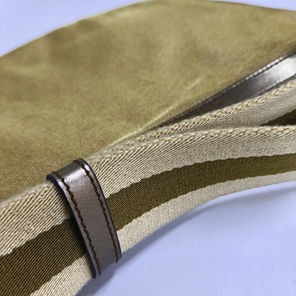 GUCCI GG Marmont Khaki Fabric Handbag Golden hardware-(SKU)-959772601