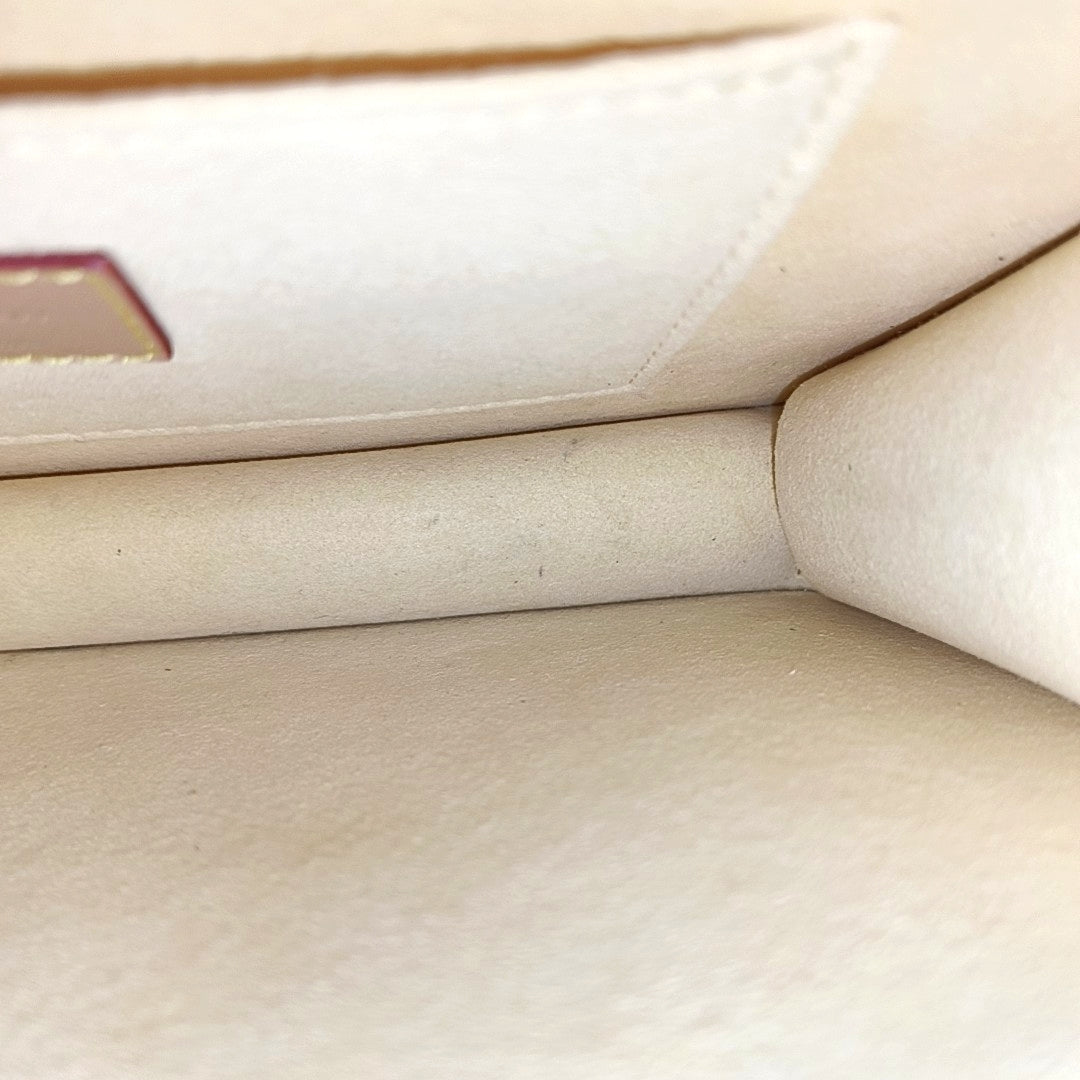 LOUIS VUITTON DAUPHINE Medium Red Calfskin Monogram Checkerboard Dauphine Single Shoulder Bag Sling Bag Silver Hardware 2 Removable Straps-(SKU)-967790529