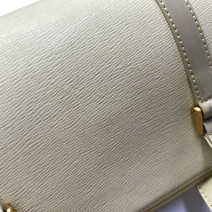 BURBERRY Beige Leather Tote Bag Golden hardware-(SKU)-944138896