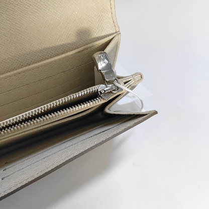 LOUIS VUITTON SARAH 米色EPI牛皮水波纹钱包 Silver Hardware-(SKU)-956137451