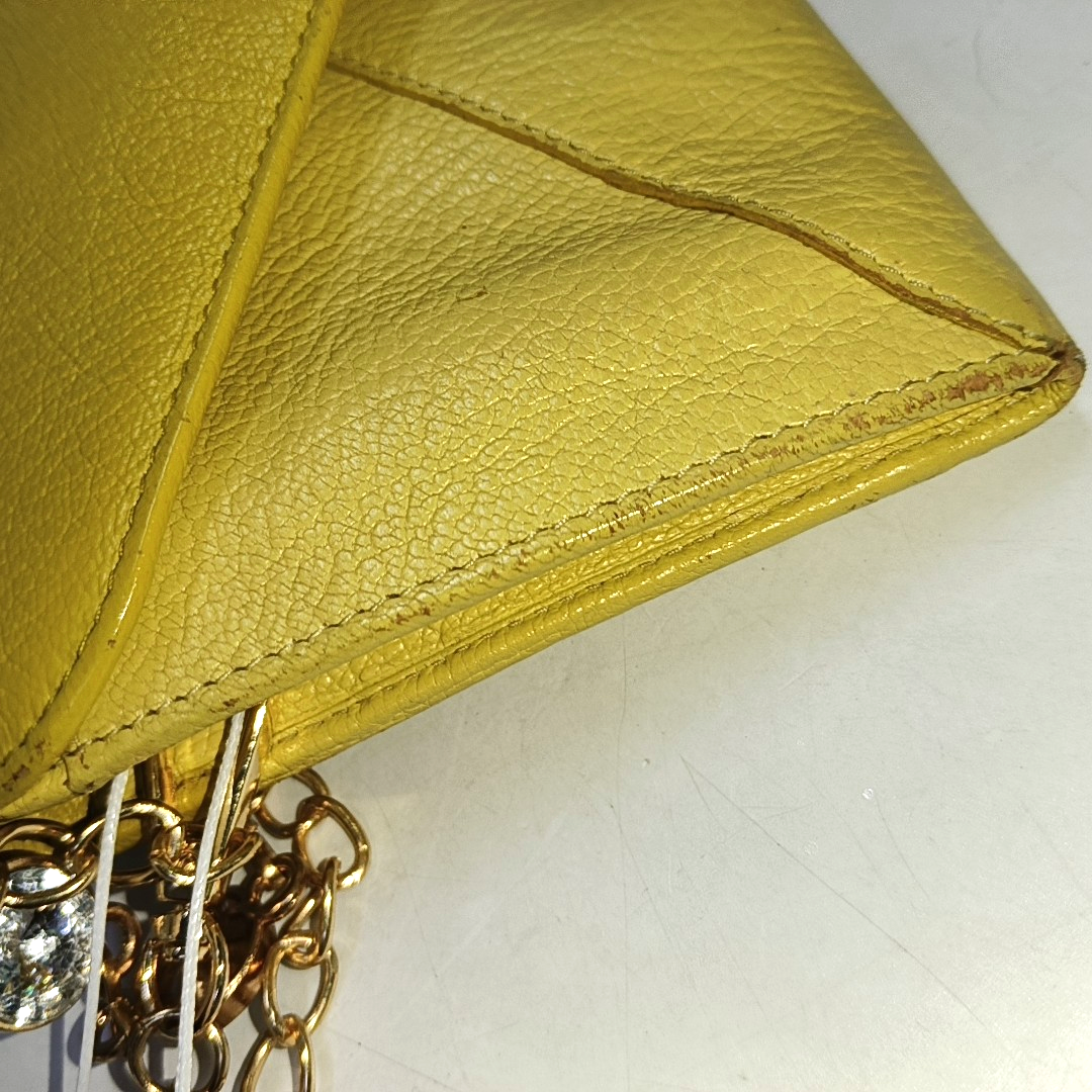 Miu Miu Love Yellow Cowhide Wallet Golden hardware-(SKU)-941953467