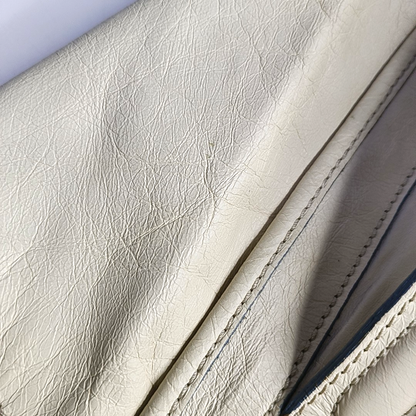 Chloé Tote bag White Leather Handbag Golden hardware-(SKU)-954394334