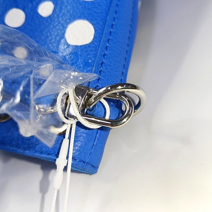 LOUIS VUITTON NOÉ Blue Leather Monogram Damier Embossed Shoulder Bag Crossbody with Detachable Strap-(SKU)-969772208