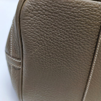HERMÈS Garden Party 36 Elephant Grey Negonda Calfskin Leather Garden Bag Handbag Silver Hardware 🄺 Engraved-(SKU)-970593423