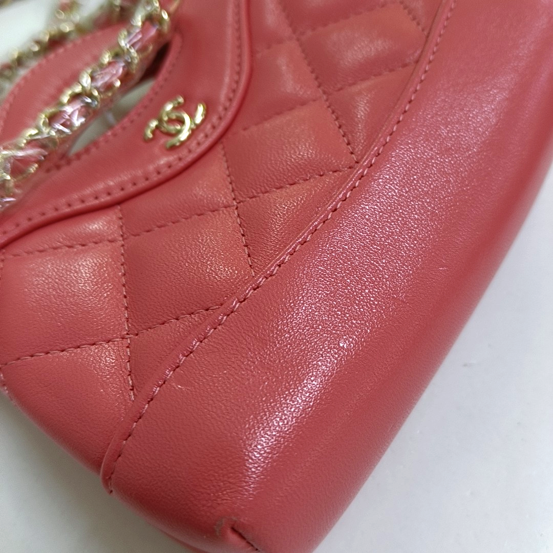CHANEL CHANEL 31 Pink Lamb Skin Quilted Shoulder Bag with Detachable Strap, Gold Hardware-(SKU)-958910268