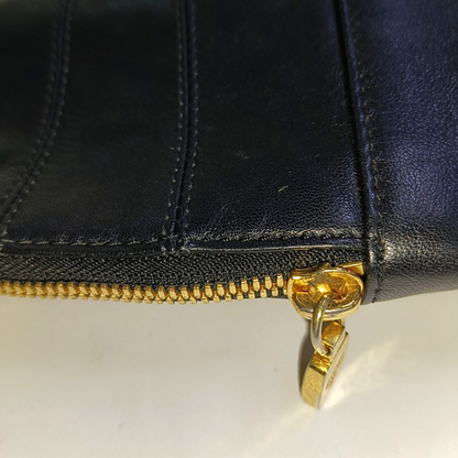 MCM Black Leather Studs Waist Bag Golden hardware-(SKU)-940042449
