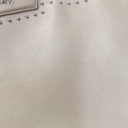 GIVENCHY Pink Cowhide Stud Handbag Silver Hardware-(SKU)-950713863