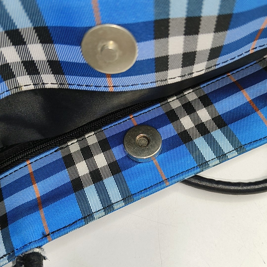 BURBERRY Tote bag Blue Nylon Printed Tote Bag Silver Hardware-(SKU)-957596394
