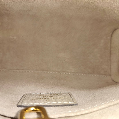 LOUIS VUITTON ONTHEGO BB Elephant Grey Leather Monogram Jungle Bag with Gold Hardware, Detachable Strap-(SKU)-970272031