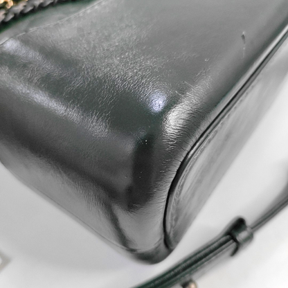 CHANEL GABRIELLE Medium Green Calfskin Quilted Pattern Gabby Bag Crossbody Shoulder Bag Sling Bag Gold Silver Ruthenium Hardware 24 Clasp Removable Strap-(SKU)-957831399