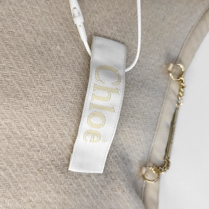 Chloé Mcode Spring and Autumn White Wool Women's Short Sleeve Other Jacket-(SKU)-937381593