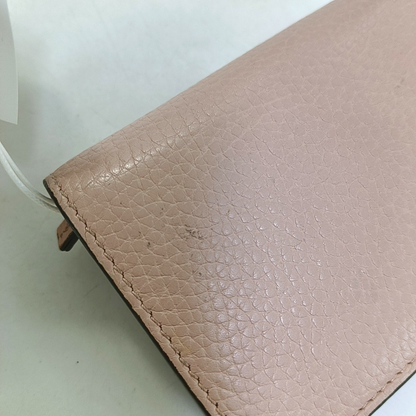 GUCCI Animalier Pink Leather Bee Wallet Golden hardware Complete Accessories-(SKU)-959367286