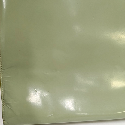 FERRAGAMO Tote bag Light Green Cowhide Single Shoulder Bag Tote Bag Silver Hardware-(SKU)-930402799