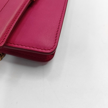 FENDI Tube Fuchsia cowhide quilted single shoulder bag crossbody bag Golden hardware Removable shoulder strap-(SKU)-951180013