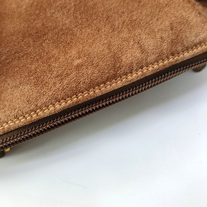 GUCCI Bamboo 1947 Dark Brown Cowhide Bamboo Handle Bamboo Handle Bag Single Shoulder Bag Golden hardware-(SKU)-941637943