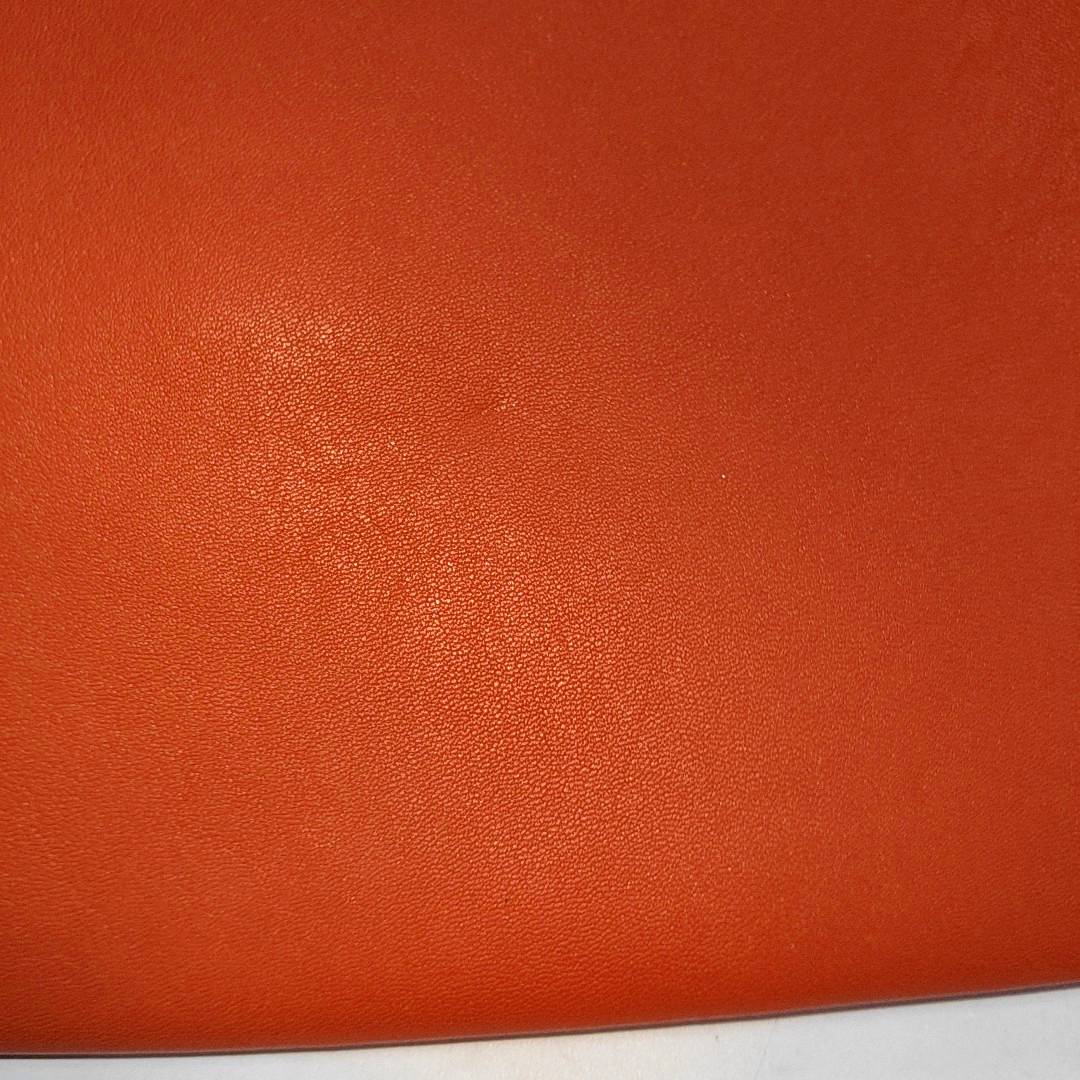 CELINE SOLO Orange Calfskin Handbag Golden hardware-(SKU)-14437667