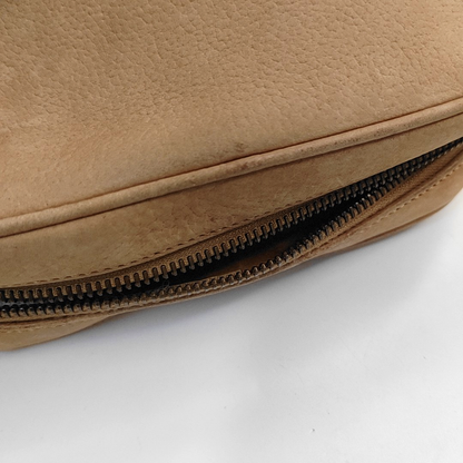 CELINE Brown Leather Crossbody Single Shoulder Bag Golden hardware-(SKU)-953952242