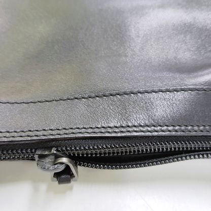 GUCCI Bamboo 1947 Black Cowhide Bamboo Handle Handbag Single Shoulder Bag Ruthenium color hardware Removable shoulder strap-(SKU)-953171646