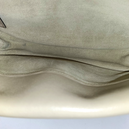 Chloé Georgia Light Gray Cowhide Crossbody Bag Golden hardware Removable shoulder strap-(SKU)-14414002