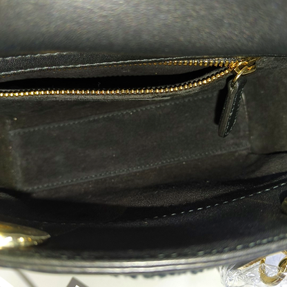 DIOR Lady Dior Mini Black Calfskin Embroidered Weaved Dior Bag Crossbody Shoulder Bag with Gold Hardware, Detachable Strap-(SKU)-965267708