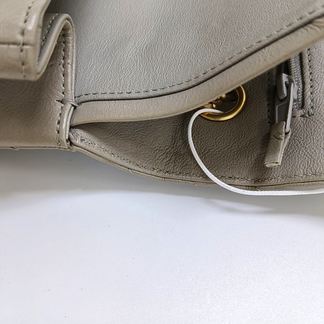 CHANEL 2.55 Grey Caviar Leather V-Shape Shoulder Bag with Gold Hardware, 27 Clasps-(SKU)-964136214