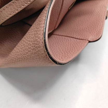 GUCCI Swing Small size Pink Cowhide Single Shoulder Bag Tote Golden hardware-(SKU)-944557844