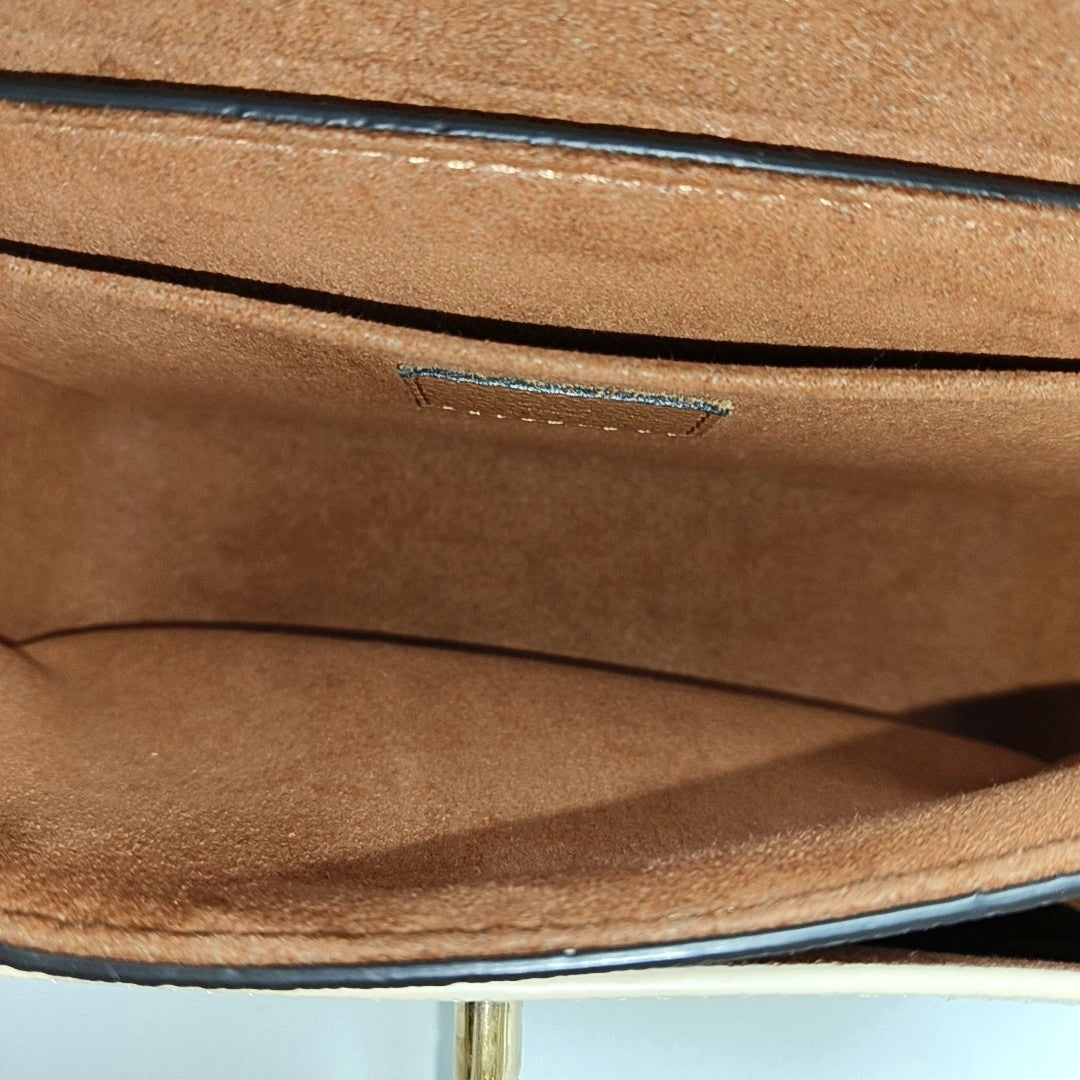 LOUIS VUITTON LOCKME Deep Brown Leather Shoulder Bag Crossbody Bag Golden Hardware 2 Removable Straps-(SKU)-971172122