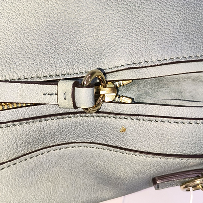 Chloé Faye Medium size Green Cowhide Leather Shoulder Bag Tote Golden hardware Removable shoulder strap-(SKU)-941110973