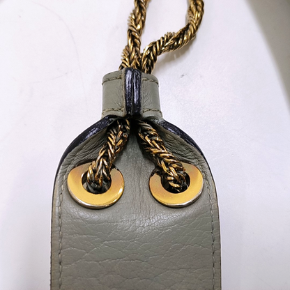 Chloé Sally Medium size Grey Leather Single Shoulder Bag Golden hardware-(SKU)-958155773
