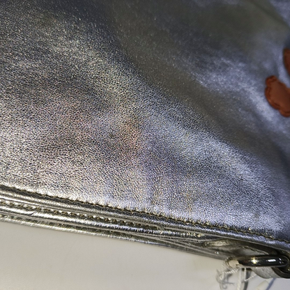 Miu Miu Silver leather patched crossbody bag Silver Hardware Removable shoulder strap-(SKU)-936787329