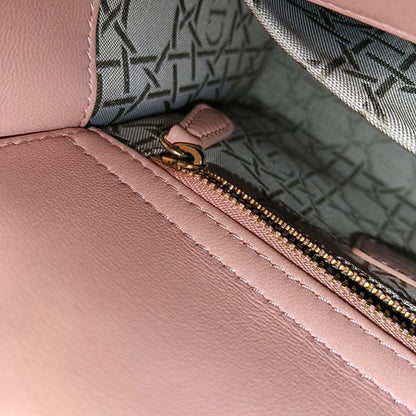 DIOR Lady Dior Small Size Pink Lamb Leather Quilted Cannage Bag with Detachable Strap-(SKU)-965734341