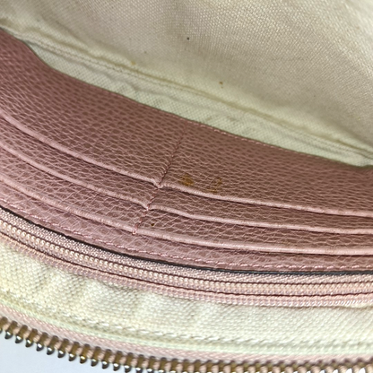 GUCCI Pink Cowhide Pocketbook Golden hardware-(SKU)-935685541