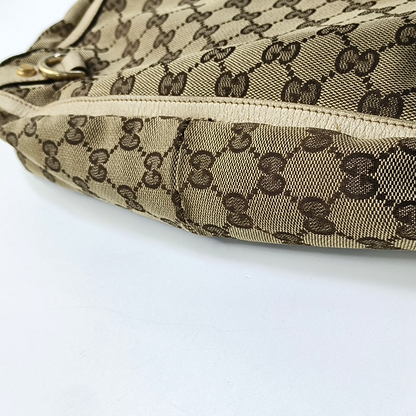 GUCCI Abbey Brown Canvas Monogram Handbag Single Shoulder Bag-(SKU)-959105616