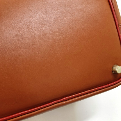 HERMÈS Picotin 18 Maple Brown Calfskin Handbag Silver Hardware 🄷 Engraving-(SKU)-959654891