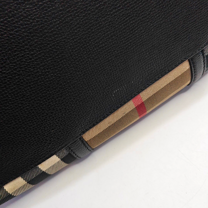 BURBERRY Alchester Multicolor Canvas Handbag Golden hardware-(SKU)-939790011