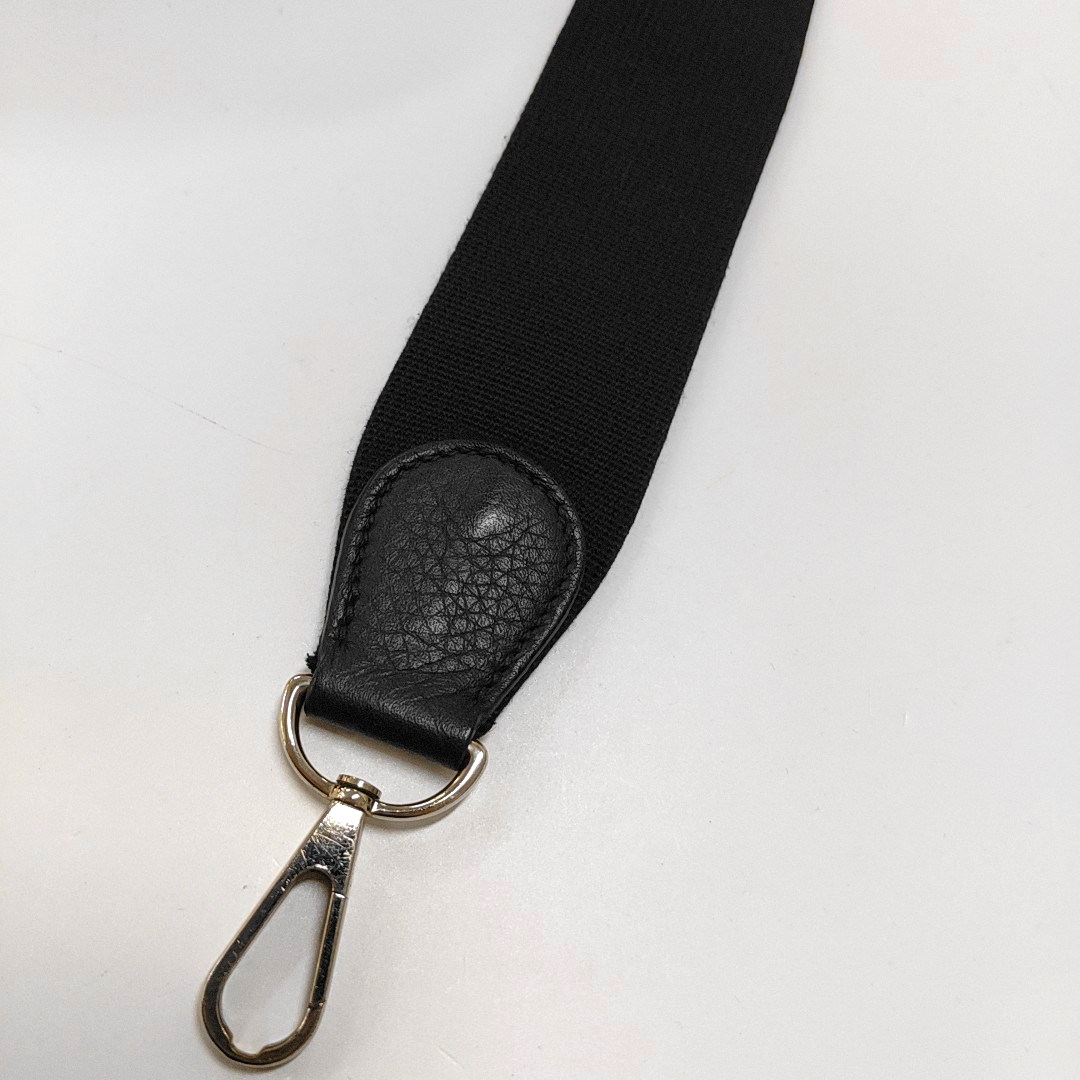 HERMÈS Evelyne GM Black Clemence Leather Shoulder Bag with Silver Hardware-(SKU)-964794155