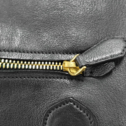 Miu Miu Tote bag Black Cowhide Textured Single Shoulder Bag Tote Golden hardware Removable shoulder strap-(SKU)-955830473
