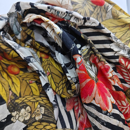 Alexander McQUEEN Multicolor silk cashmere scarf-(SKU)-934571256